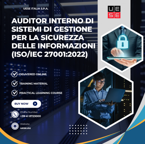 Auditor Interno di Sistemi di Gestione per la Sicurezza delle informazioni (ISO/IEC 27001:2022)